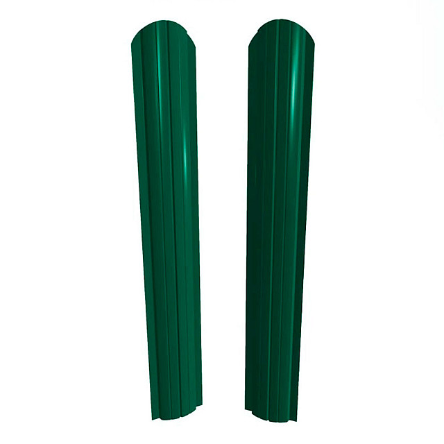 Штакетник Скайпрофиль Европланка-Ислочь 108 Пэ RAL6005 1.5 м