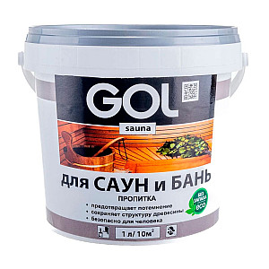 Пропитка GOL Sauna для саун и бань 1 л