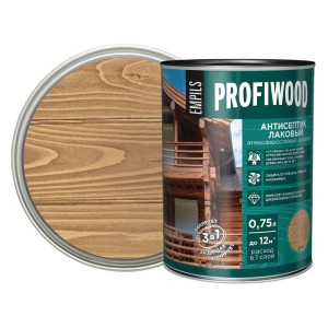Антисептик Profiwood лаковый тонирующий дуб 0.75 л