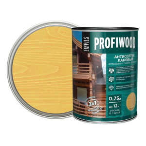Антисептик Profiwood лаковый тонирующий сосна 0.75 л