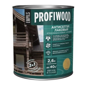 Антисептик Profiwood лаковый тонирующий сосна 2.6 л