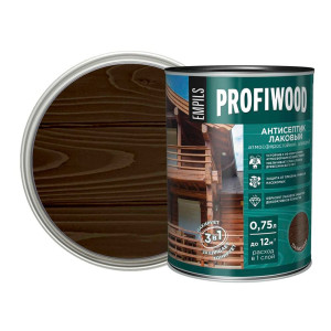 Антисептик Profiwood лаковый тонирующий палисандр 0.75 л