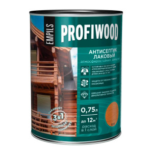 Антисептик Profiwood лаковый тонирующий бук 0.75 л