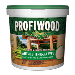 Антисептик-лазурь Profiwood декоративный атмосферостойкий бесцветный 0.9 л