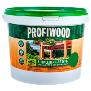 Антисептик-лазурь Profiwood декоративный атмосферостойкий тиковое дерево 2.5 л