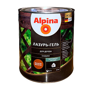 Лазурь-гель для дерева Alpina шелковисто-матовая махагон 2 л