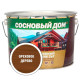 Антисептик декоративный Сосновый Дом 2 в 1 ореховое дерево 9 л