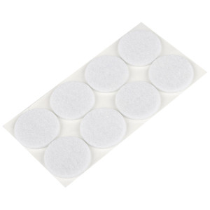 Накладки-протекторы для мебели Рыжий Кот 105207 самоклеящиеся 35 мм белый 8 шт