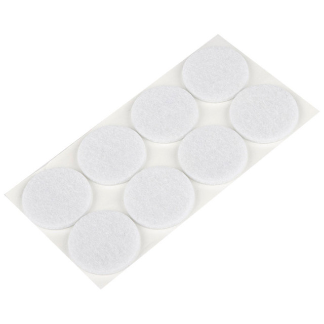 Накладки-протекторы для мебели Рыжий Кот 105207 самоклеящиеся 35 мм белый 8 шт