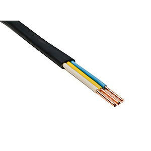 Кабель Автопровод ВВГ-Пнг(A)-LS 3*1.5 черный