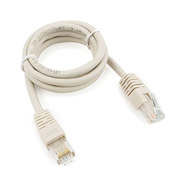 Патч-корд Cablexpert PP6U-1M UTP кат.6 литой многожильный 1 м серый