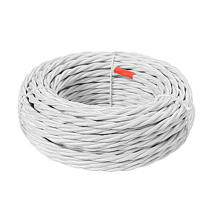 Ретро провод TDM Electric Эко SQ2801-0102 2*2.5 витой белый