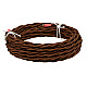 Ретро провод TDM Electric Эко SQ2801-0222 2*2.5 витой коричневый 20 м