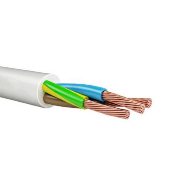 Провод TDM Electric SQ0118-0039 ПВС 3*1.5 белый