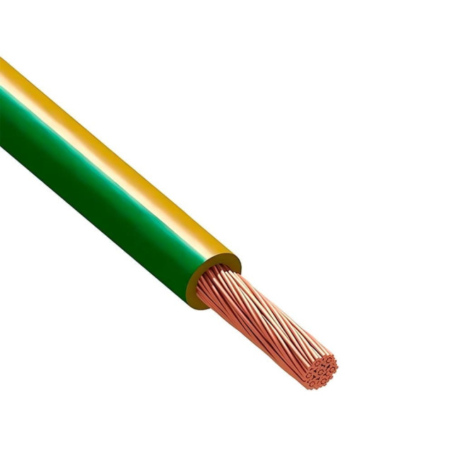Провод ПуГВнг(A)-LS 1*4 желто-зеленый