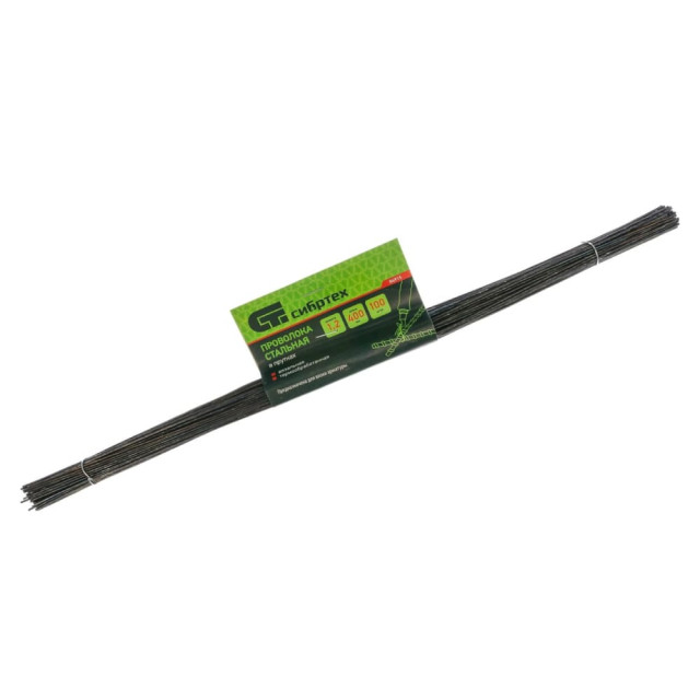 Проволока вязальная Сибртех 84915 1.2 мм в прутках 400 мм 100 шт