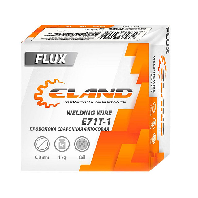 Проволока сварочная Eland E71T-1 0.8 мм 1 кг