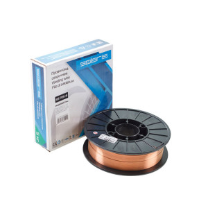 Проволока сварочная омедненная Solaris ER 70S-6 WM-ER70S6-08050 0.8 мм 5 кг