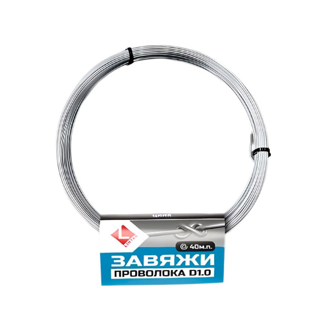 Проволока Lihtar Завяжи 1 мм оцинкованная 40 м.п.