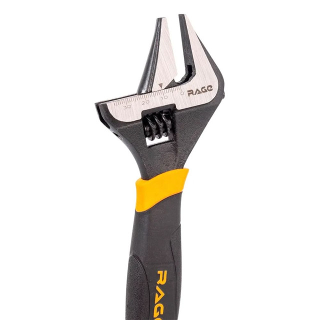 Ключ разводной RAGE 311106 с тонким губками и защитными насадками 200 мм