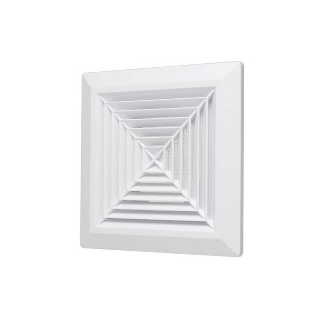 Вентрешетка Storm RP-1717-F100 потолочная 170*170 мм с фланцем 100 мм