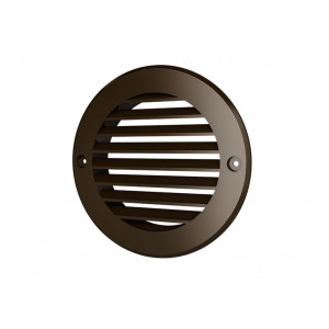 Вентрешетка Era 10PKHkop круглая с фланцем D100 мм коричневая