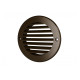 Вентрешетка Era 10PKHkop круглая с фланцем D100 мм коричневая