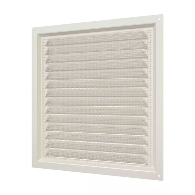 Вентрешетка Era 2020МЭ Ivory 200*200 мм вытяжная стальная бежевая