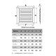 Вентрешетка Era 3030МЦ 300*300 мм металлическая оцинкованная