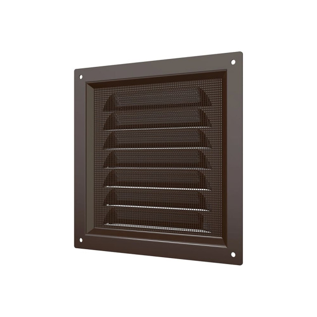 Вентрешетка Era 1515МЭ 150*150 мм коричневая