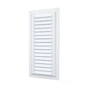 Вентрешетка Era 1530МЭ 150*300 мм металлическая белая