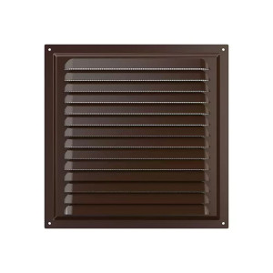 Вентрешетка Era 2525МЭ 250*250 мм вытяжная стальная коричневая