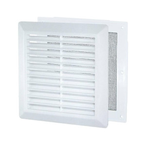 Решетка вентиляционная TDM Electric SQ1807-0022 разъемная с москитной сеткой 203*203 мм
