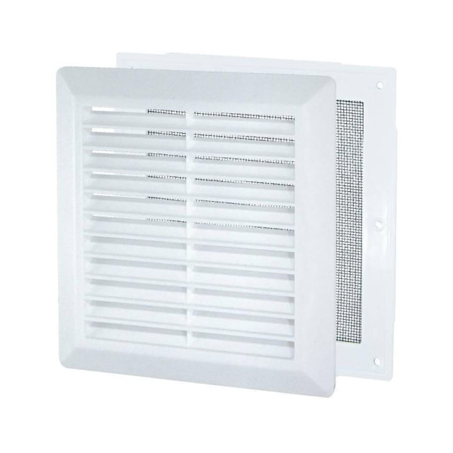Решетка вентиляционная TDM Electric SQ1807-0022 разъемная с москитной сеткой 203*203 мм