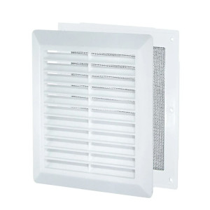 Решетка вентиляционная TDM Electric SQ1807-0023 разъемная с москитной сеткой 218*295 мм