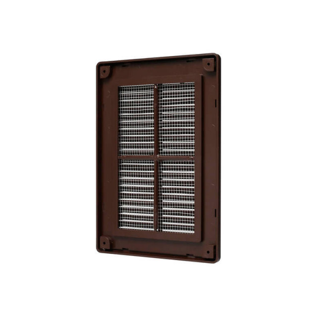Вентрешетка Storm BR-1521 150*210 мм коричневая