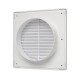 Вентрешетка Storm RS-1717-F125 170*170 мм разборная с фланцем 125 мм