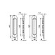 Ручки-купе Vela Kupe-Round M-1036 Black черный