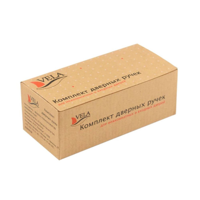 Ручки дверные Vela Герион SN/CP матовый никель/хром