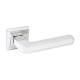Ручки дверные Vela Нова CP/White 00005867 хром/белый
