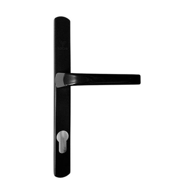 Ручка дверная на планке Lockit A25-85 черная
