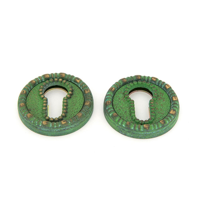 Накладка Manzzaro Art ET Ag античная бронза green