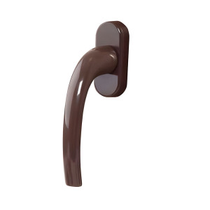 Ручка для пластиковых окон Нора-М Луна штифт 35 мм коричневая
