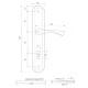 Ручки на планке Avers HP-85.0423-G 00019401