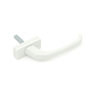 Ручка оконная Palladium WH PS WW металлическая с винтами белая