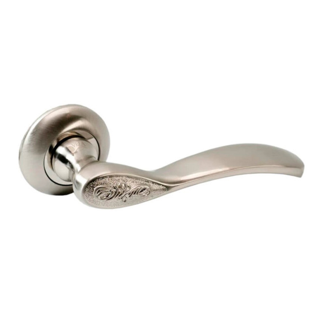 Ручки дверные Vela Румба SN/CP 00006519 матовый никель/хром