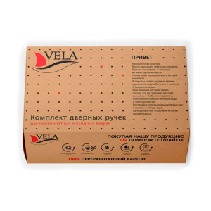 Ручки дверные Vela Румба SN/CP 00006519 матовый никель/хром