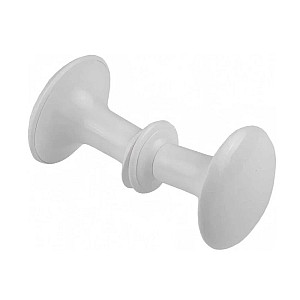 Ручка-кнопка Starfix SMP-50653-1 пластмассовая белая