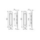 Ручки-купе Vela Kupe-Round M-1036 Black черный