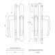 Ручки на планке Apecs HP-85.7205-BR